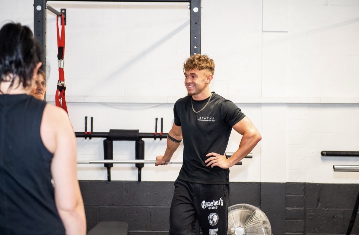 Jamie Boyle coaching clients at Athena Performance